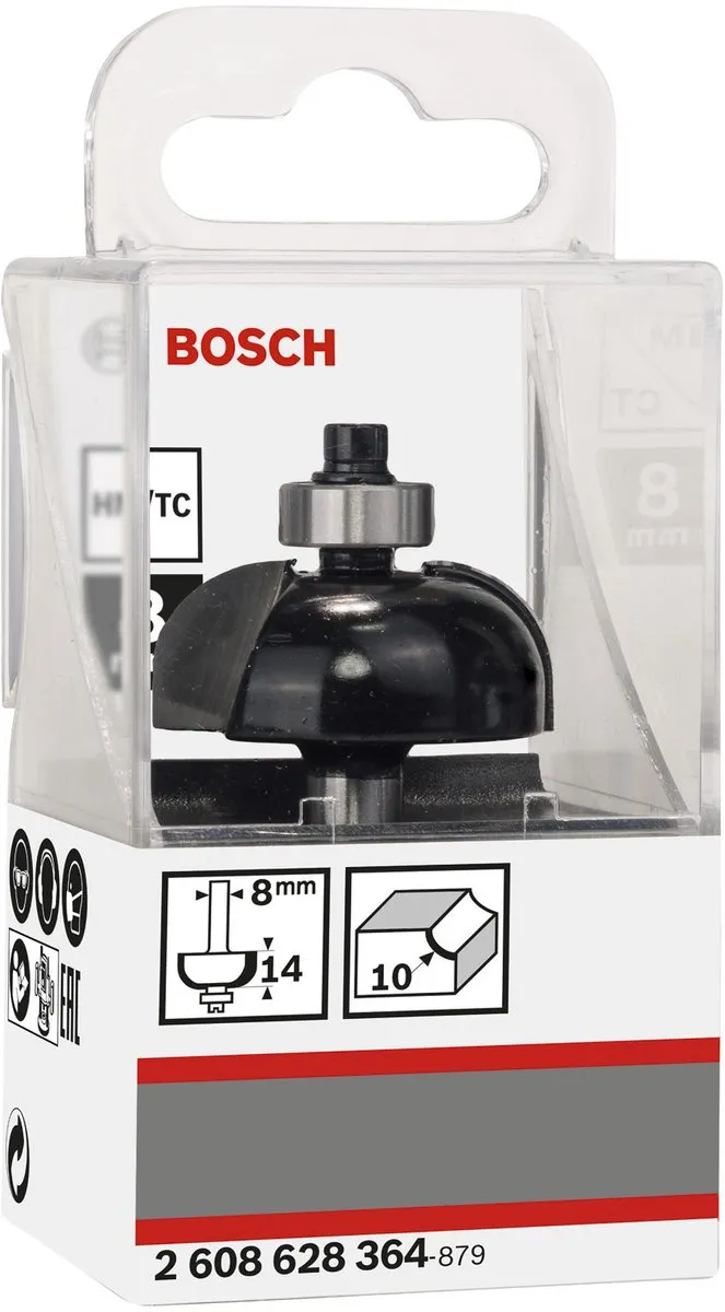 Bosch Halfrondprofiel FR+ Kogel 2-SN 10x8mm - Hout
