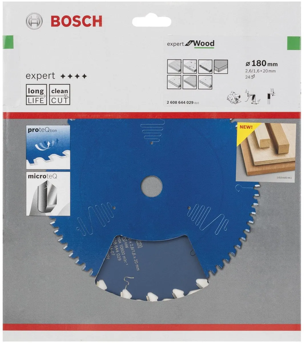 Bosch Expert for Wood Cirkelzaagblad 160mm - 36 Tanden