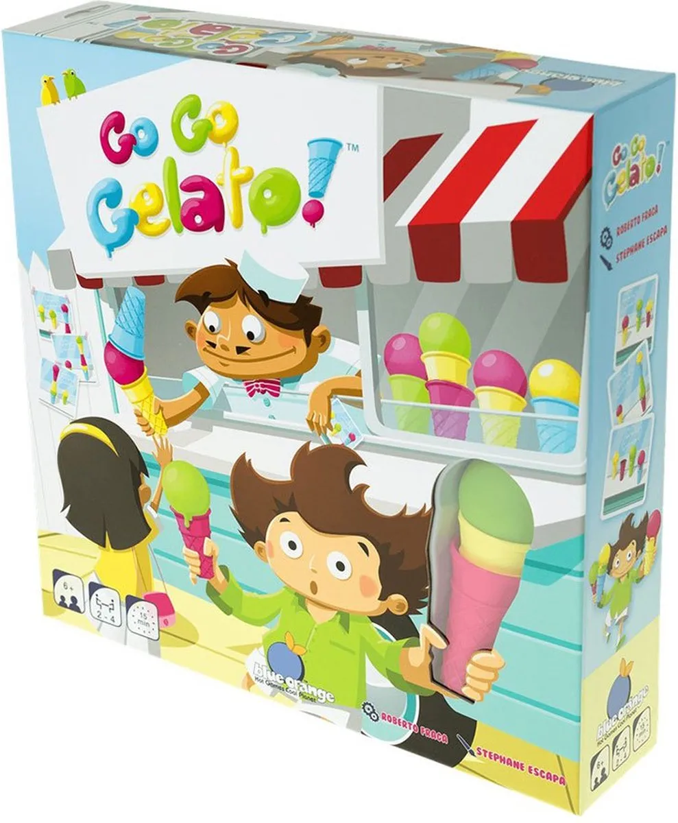 Geronimo Games Go Go Gelato Bordspel 00451 - 2-4 Spelers - Veelkleurig