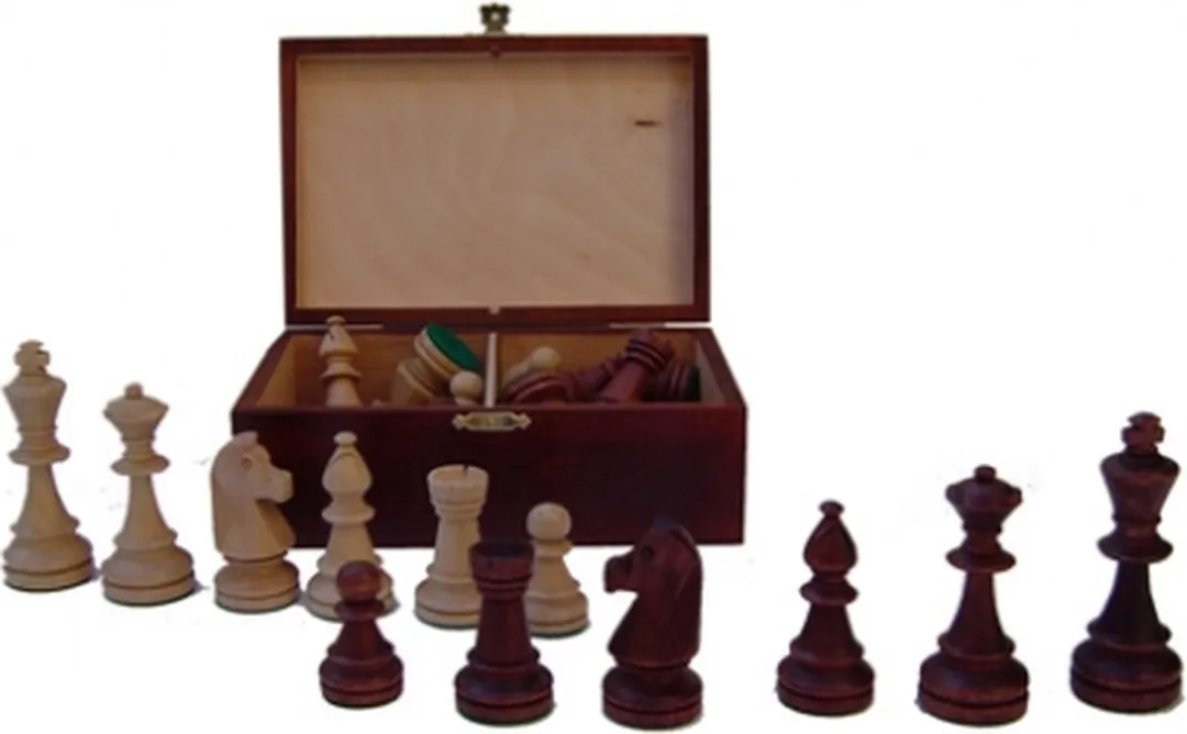 HOT Games Schaak Staunton 3 Hout - 6 Spelers - 76mm - Bl/Br