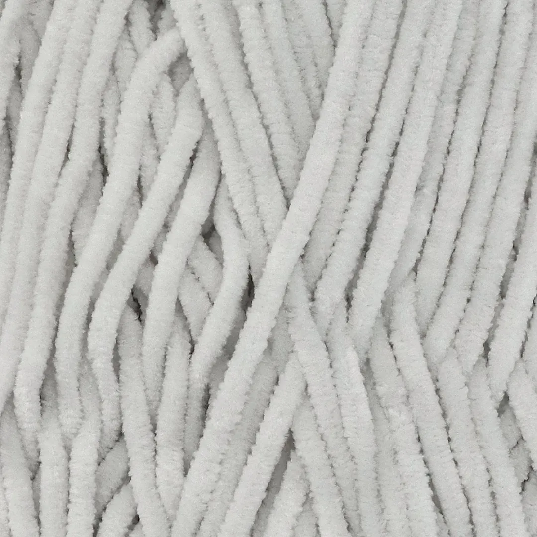 Durable Velvet Chenille Garen 415 Chateau Grey