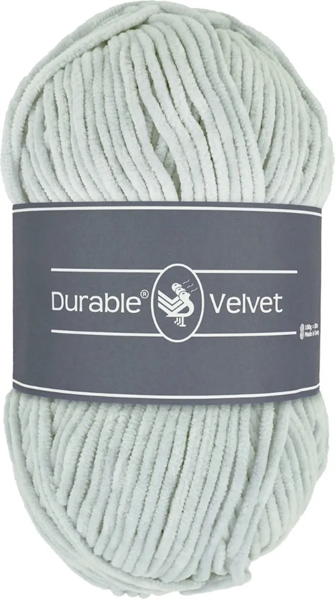 Durable Velvet Chenille Garen 415 Chateau Grey