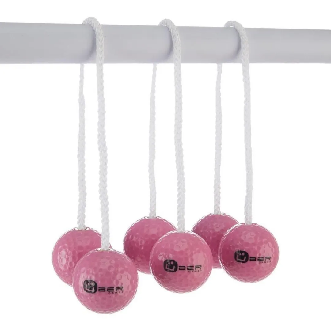 Ubergames Laddergolf - Roze Paars Soft-Golf ballen - Luxe