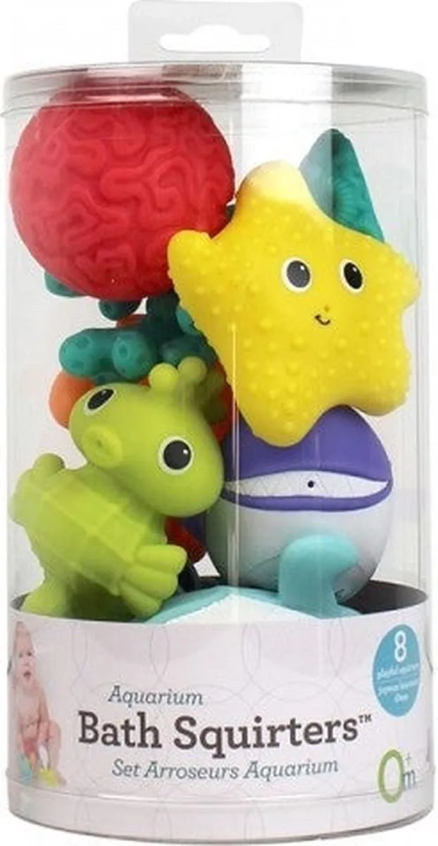 Infantino Badspeeltje Zeedieren - 8 Stuks Multicolor