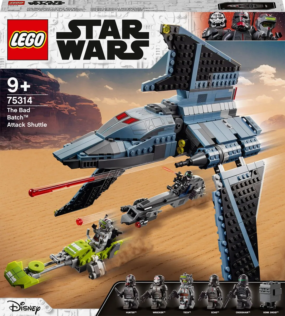LEGO Star Wars The Bad Batch Aanvalsshuttle 75314