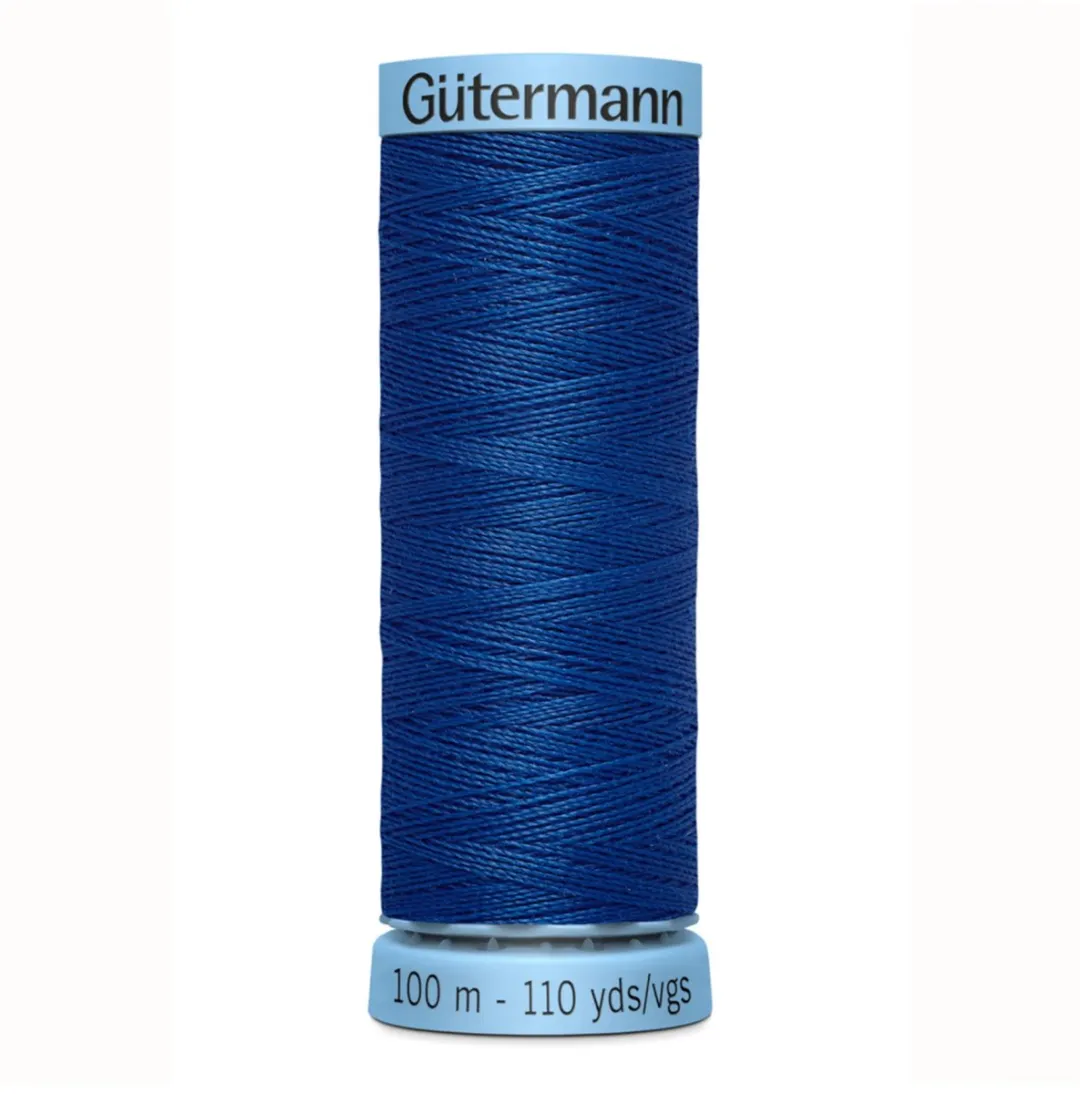 Gutermann Zijde Garen 100m - Zwart/Grijs/Wit