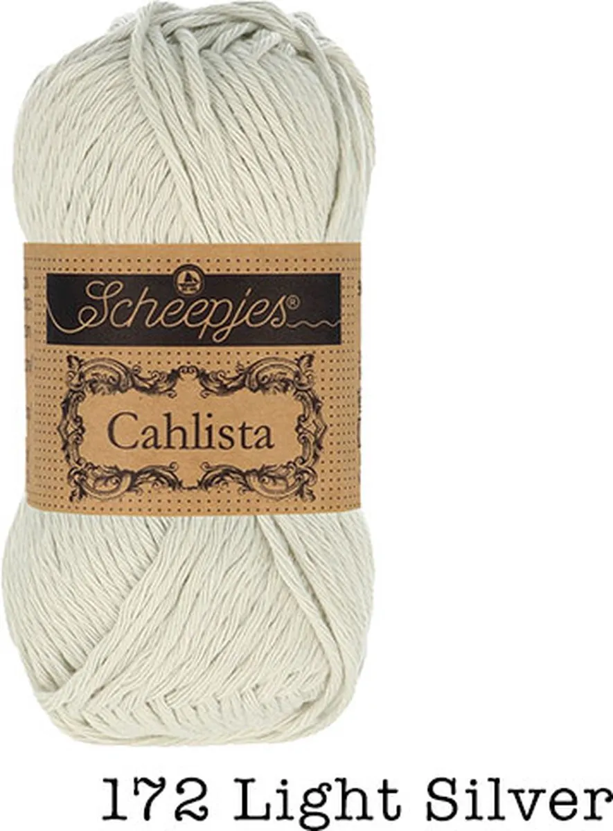 Scheepjes Cahlista Light Silver 172