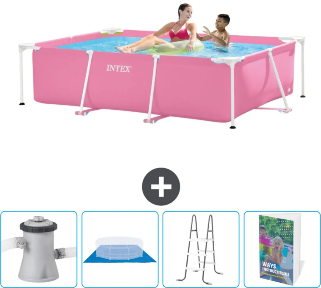 Intex Frame Zwembad 220x150x60cm Roze