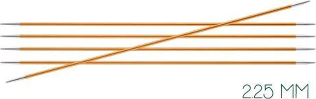 KnitPro Zing Sokkennaalden 2.25mm - 5 Stuks - Oranje
