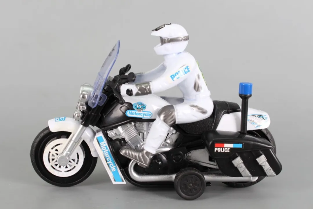 698 Jian Sheng Politiemotor met Sirene en Zwaailicht 9967-1A