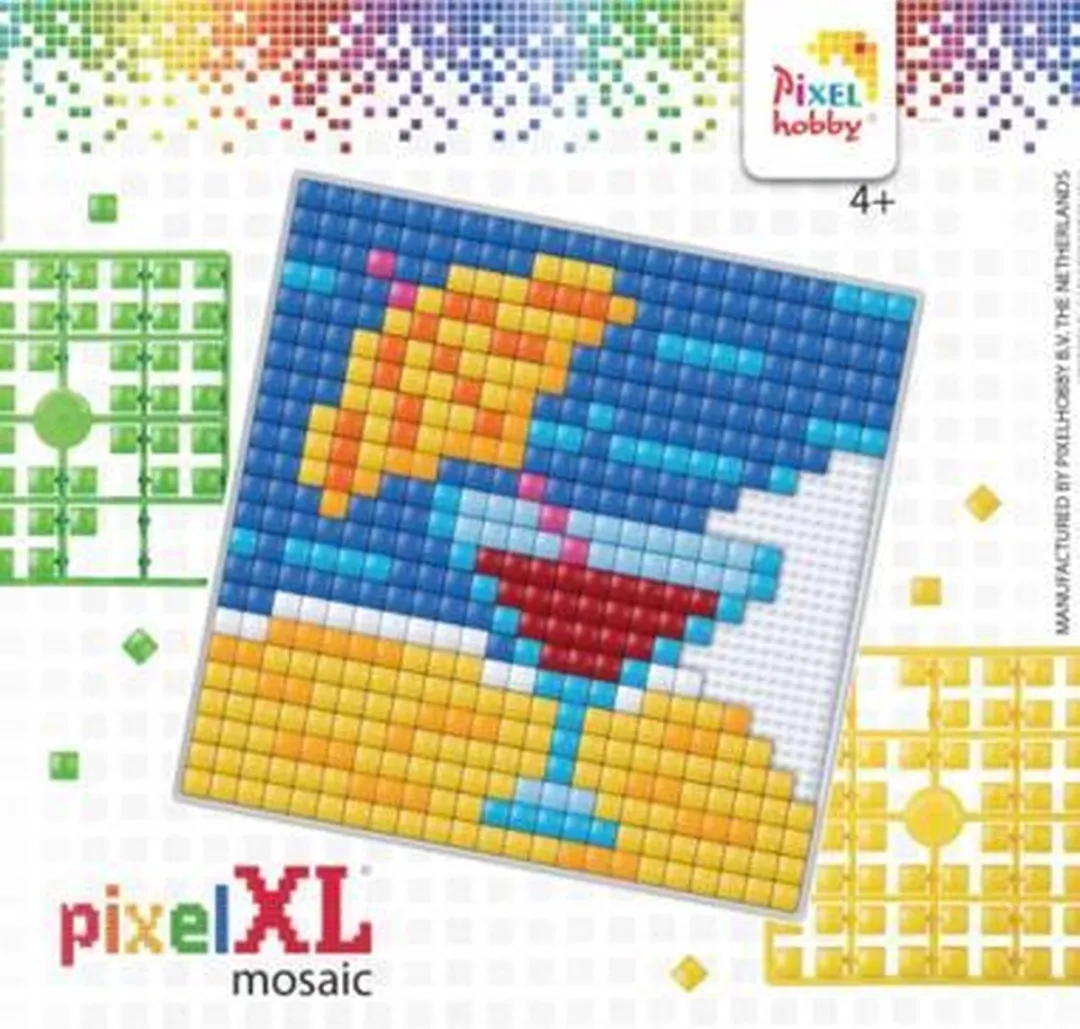 Pixelhobby XL Cocktail 12x12cm - 3 Stuks - Multicolor