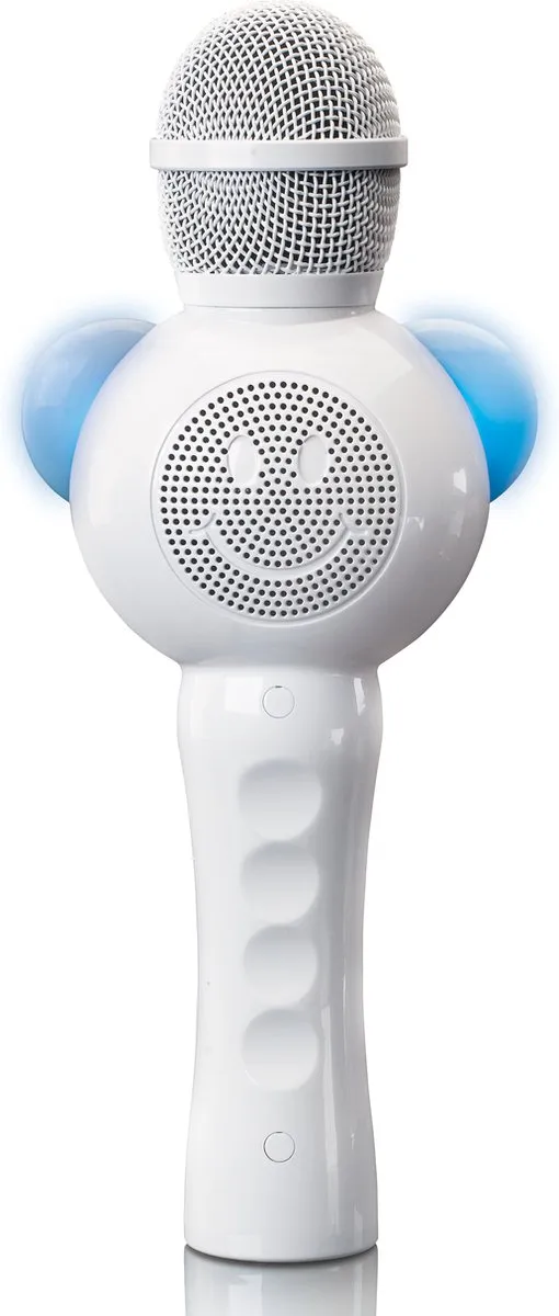 Lenco BMC-060WH Karaoke Microfoon - Bluetooth/Wit