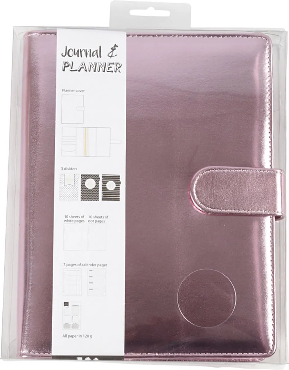 Creativ Company Bulletjournal 19x23cm Roze