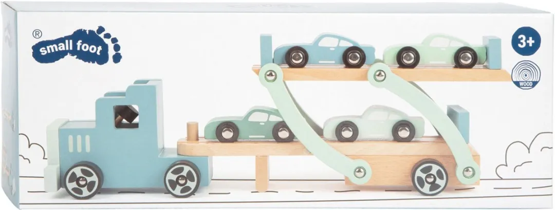 Small Foot Vrachtwagen Transporter Chicago Multicolor - 9 Auto's
