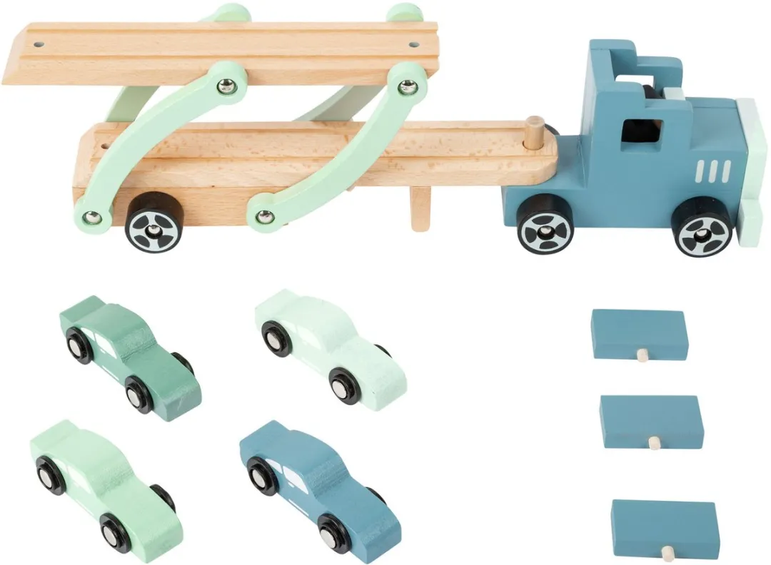Small Foot Vrachtwagen Transporter Chicago Multicolor - 9 Auto's