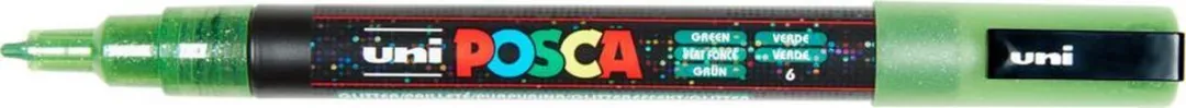 Posca Uni Posca Verfmarker 1433892 - Glitter Lichtgroen