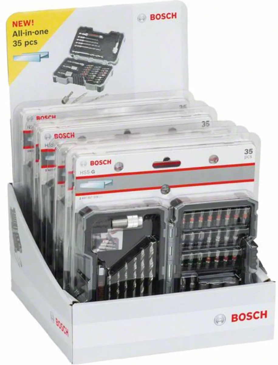 Bosch Metaalspiraalboren & Schroefbitset 35-delig