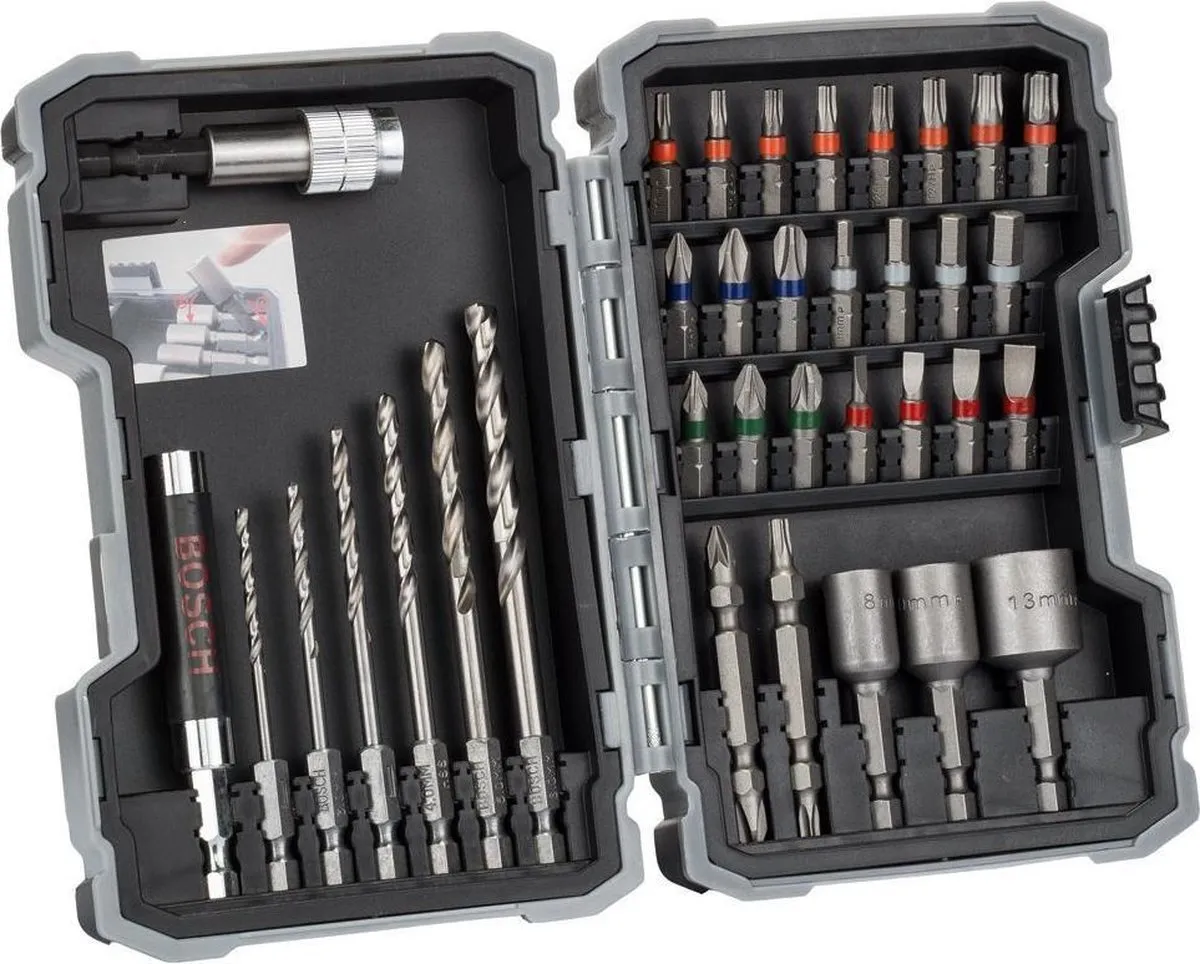 Bosch Metaalspiraalboren & Schroefbitset 35-delig