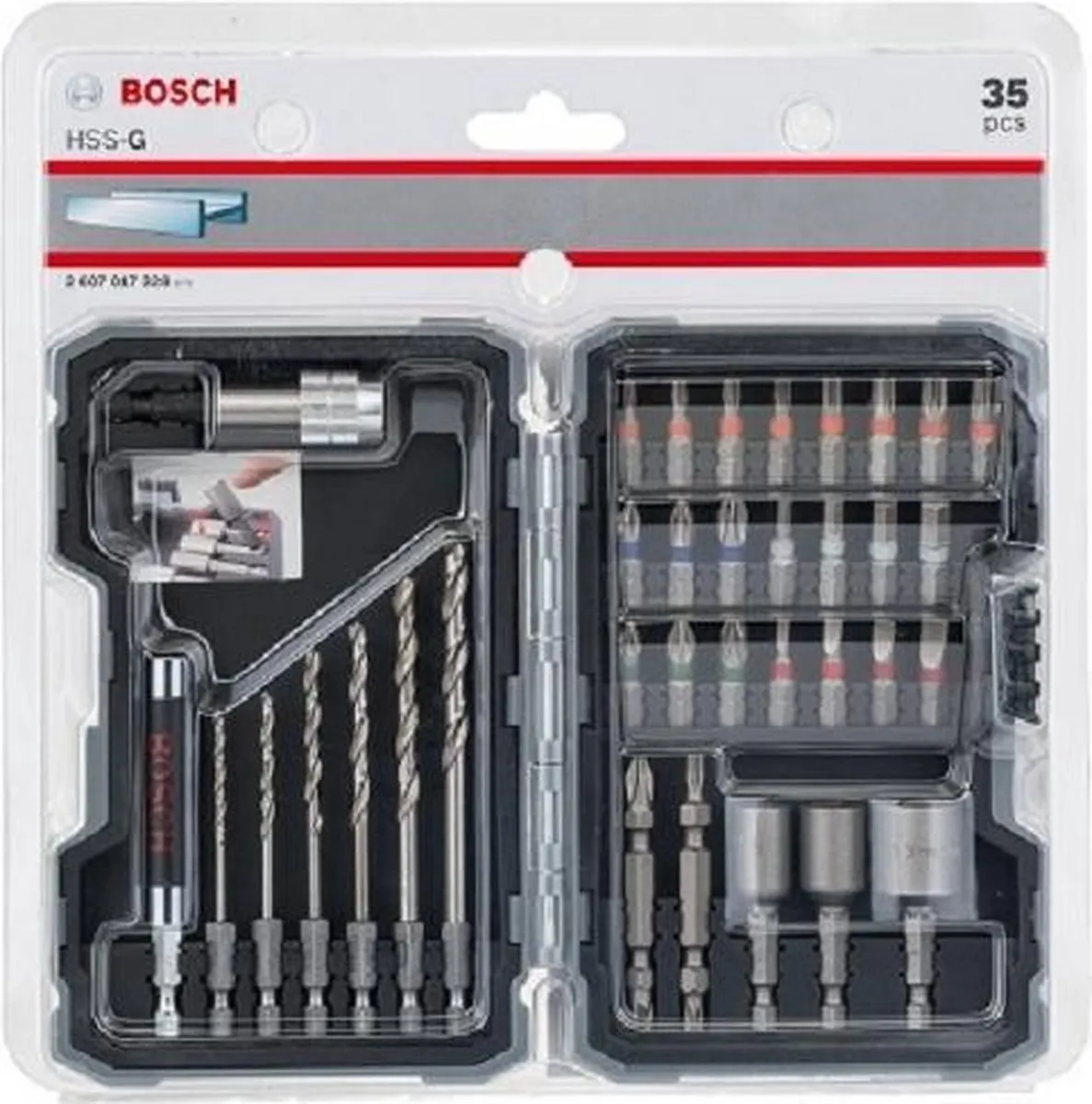 Bosch Metaalspiraalboren & Schroefbitset 35-delig