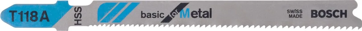 Bosch T 118 A Decoupeerzaagblad Metaal - 3 Stuks