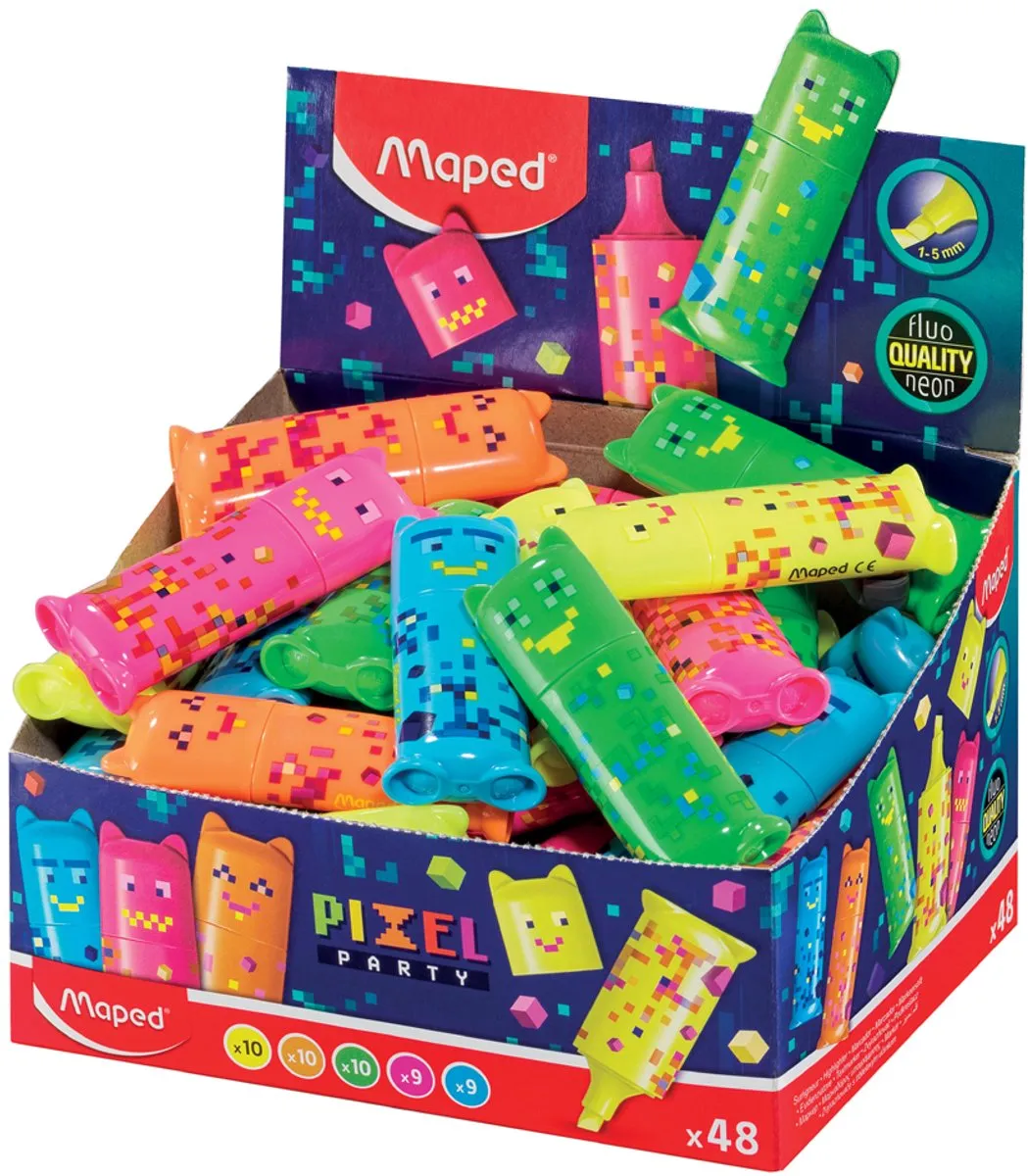 Maped Mini-Markeerstiften Pixel Party