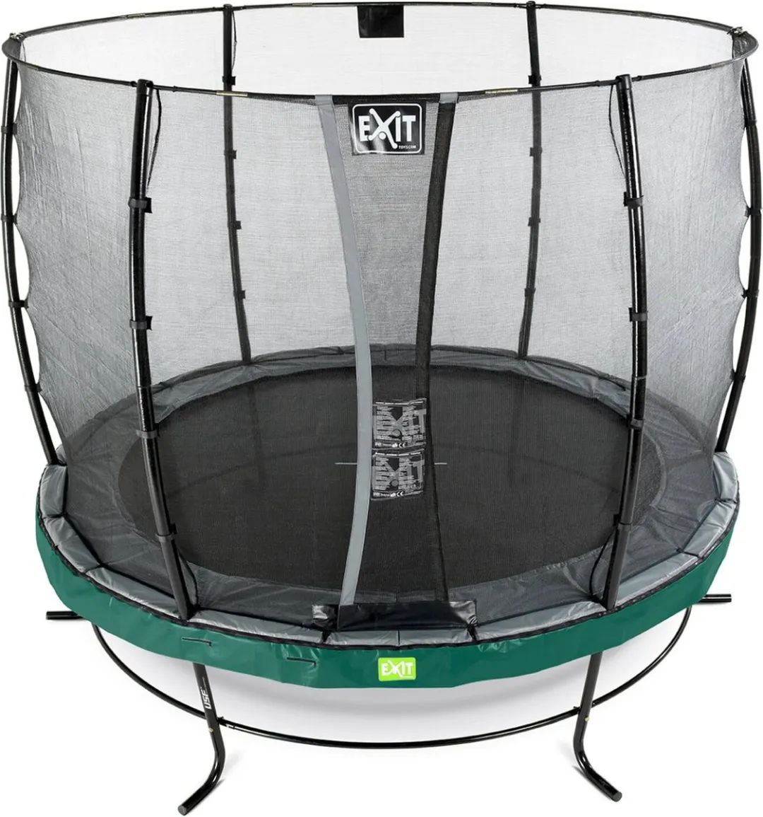 EXIT Elegant Trampoline 305cm - Groen - Economy Veiligheidsnet - afbeelding 3 van 6