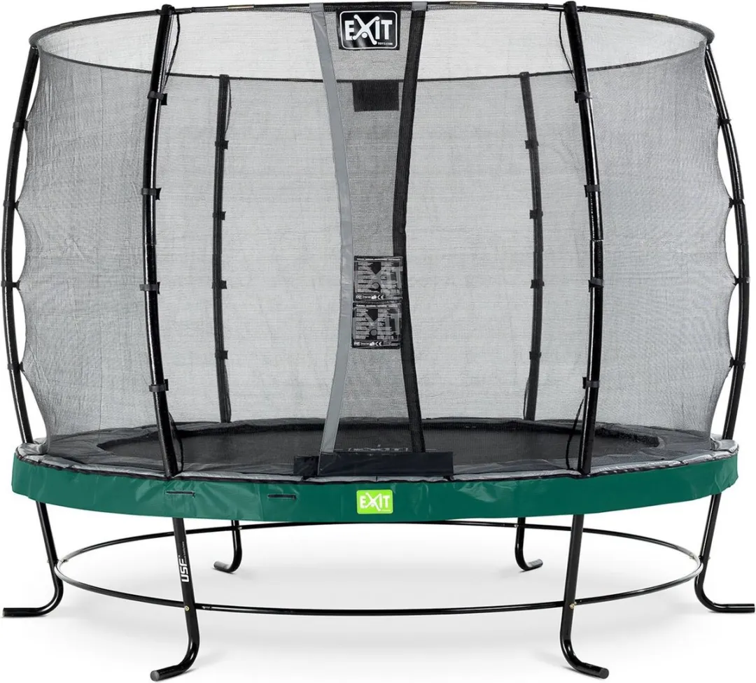 EXIT Elegant Trampoline 305cm - Groen - Economy Veiligheidsnet
