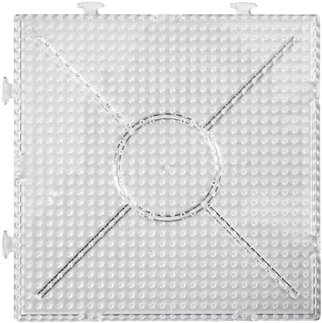 Creativ Company Strijkkralenbord Helder Transparant 15x15cm