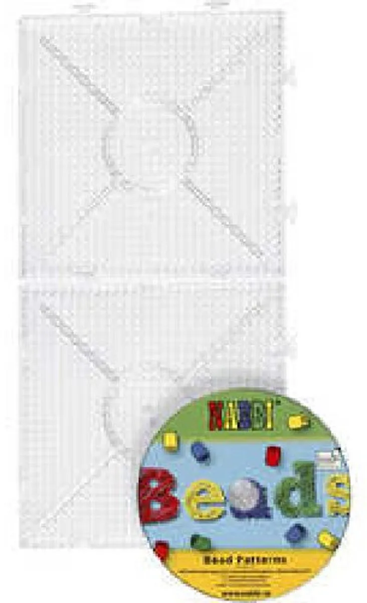 Creativ Company Strijkkralenbord Helder Transparant 15x15cm