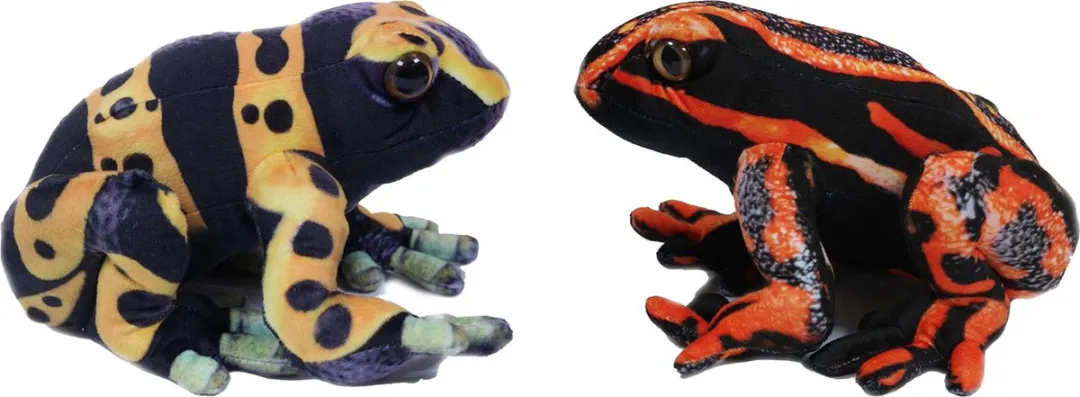 PIA Soft Toys Giftige Boomkikkers Knuffels