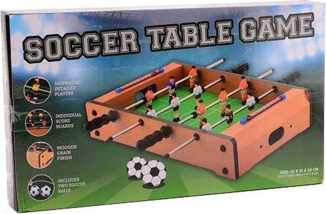 Johntoy Tafelvoetbalspel 50x31cm - Multi