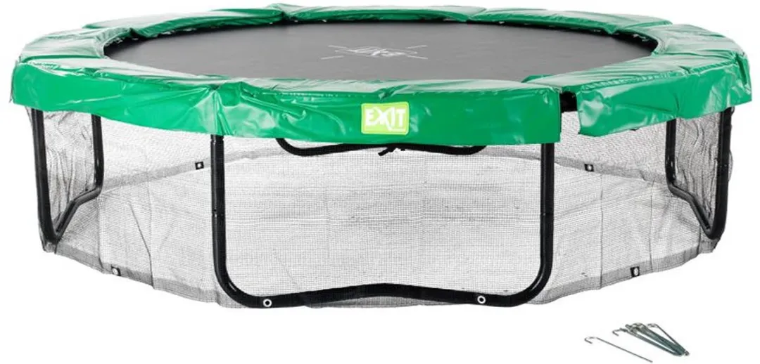 EXIT Toys Trampoline Framenet Ø457cm - Zwart