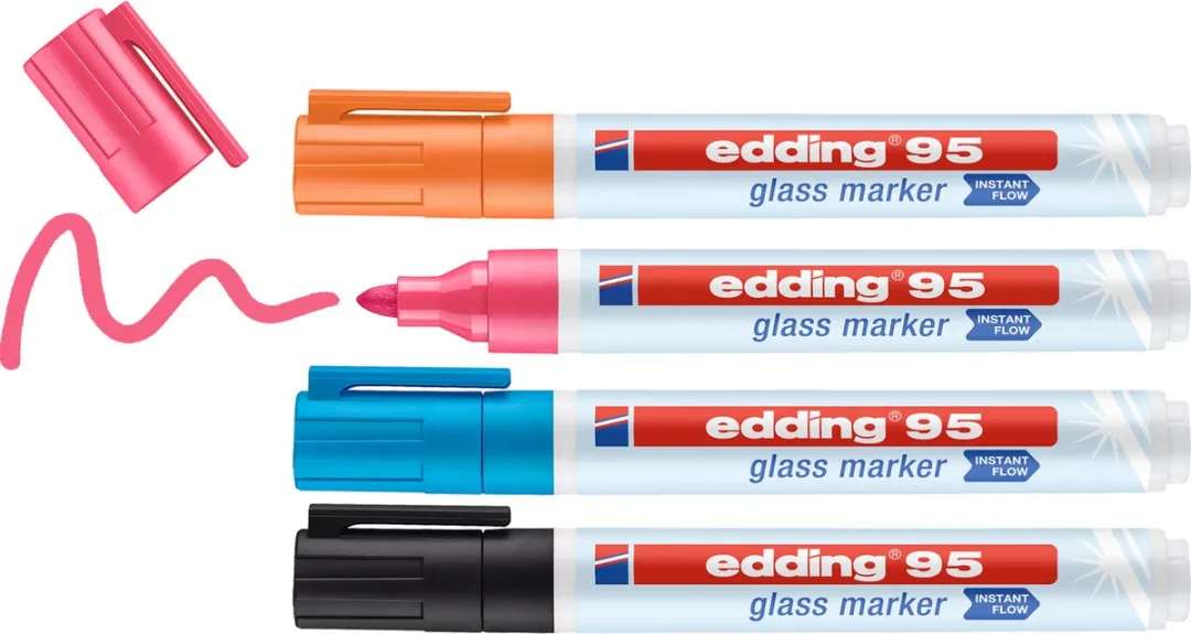 edding 95/4 S Glasmarker Set