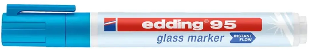edding 95/4 S Glasmarker Set - 4 Stuks Assorti