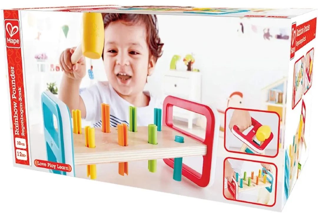 Hape Regenboog Hamerbank E0506