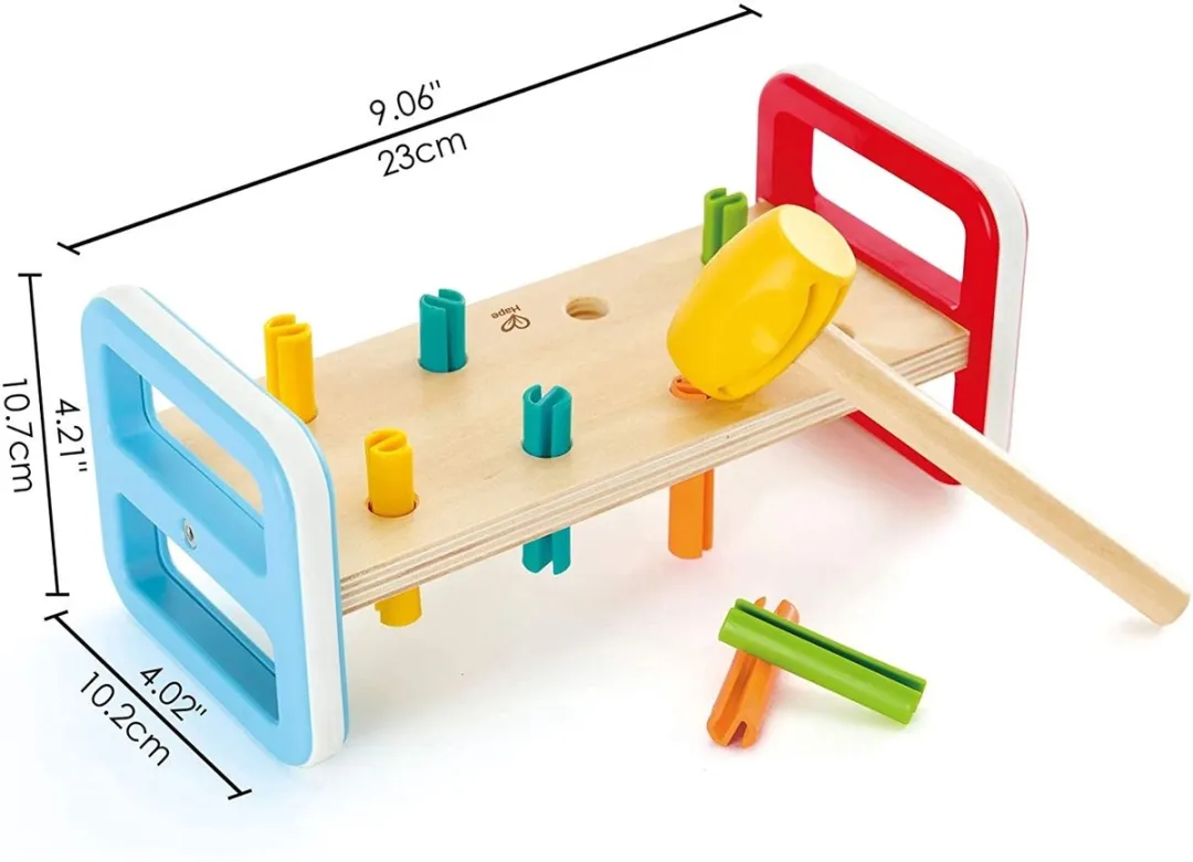 Hape Regenboog Hamerbank E0506