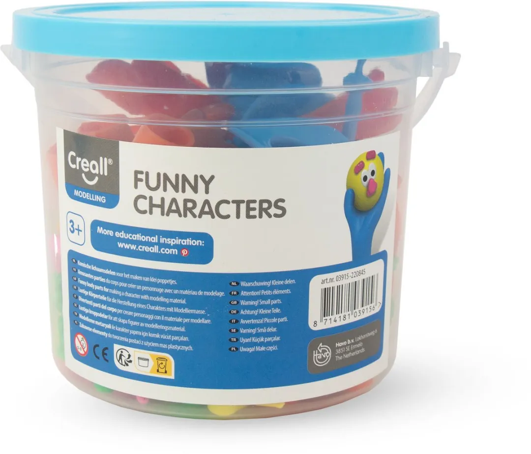 Creall Funny Characters Klei Vormset
