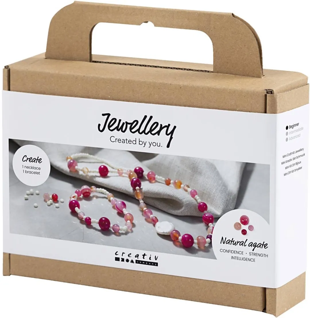 Creativ Company Halsketting & Armband Set Roze