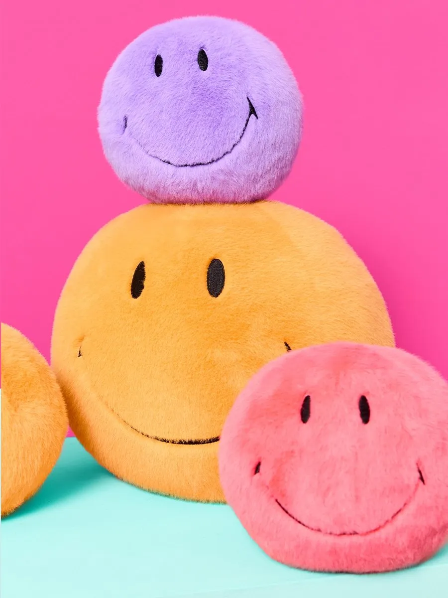 Bon Ton Toys Smiley Fuzzy Geel 23cm