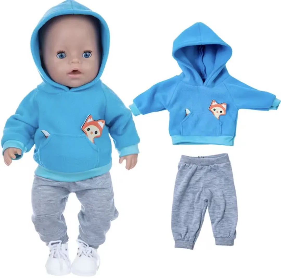 Happy U Kids Joggingpak Blauw-Grijs 1700501