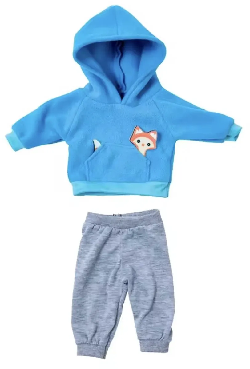 Happy U Kids Joggingpak Blauw-Grijs 1700501 - 36–43 cm