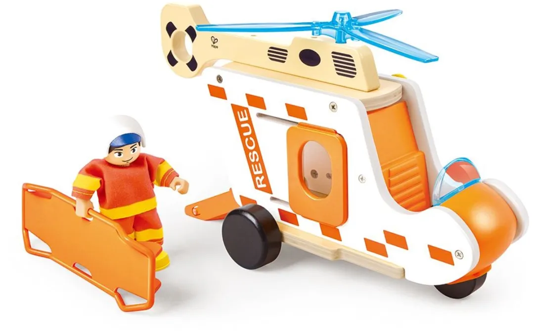 Hape Reddingshelikopter Speelgoedset 6943478056268