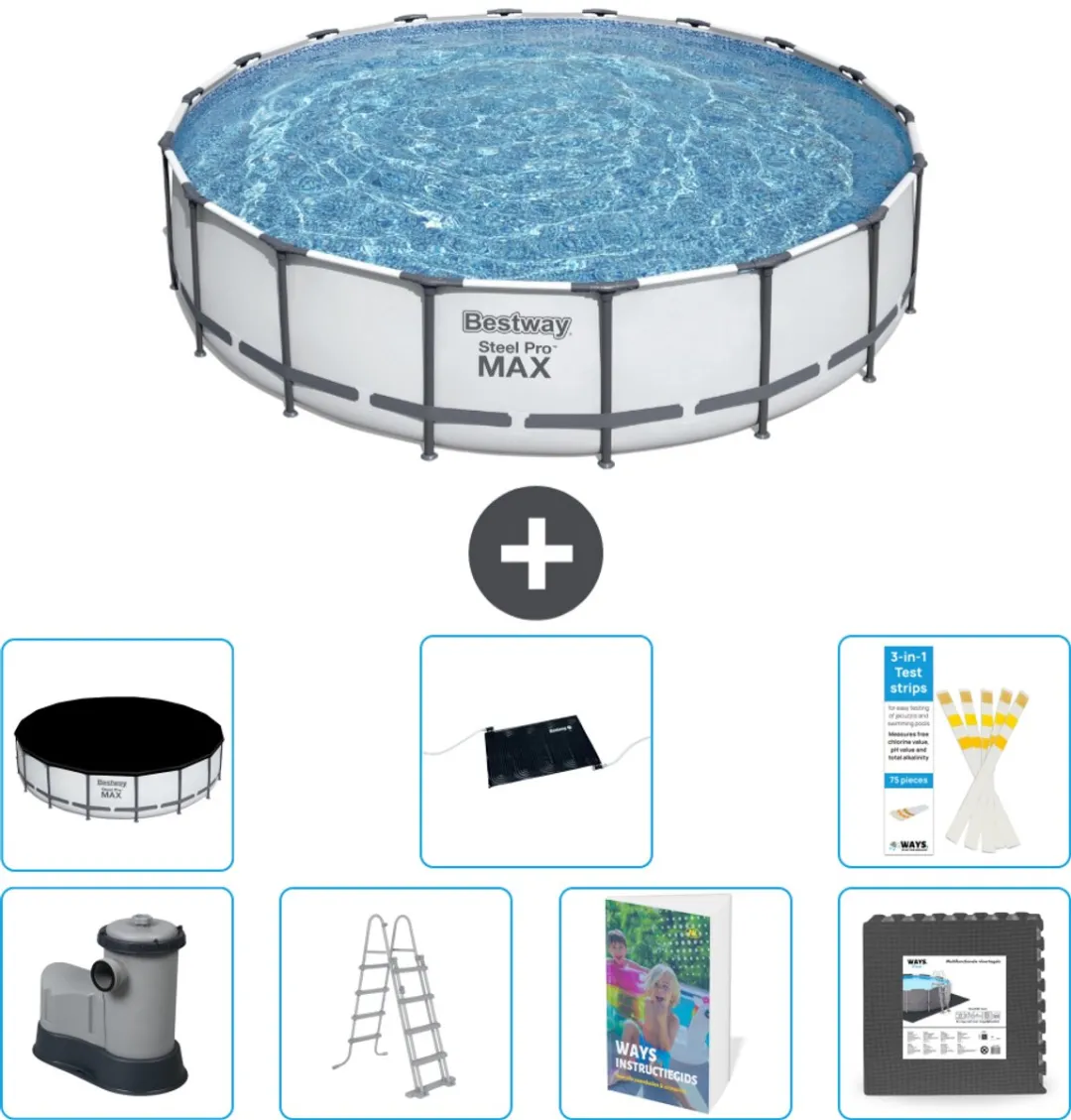 Bestway Steel Pro MAX Zwembad 549x122cm
