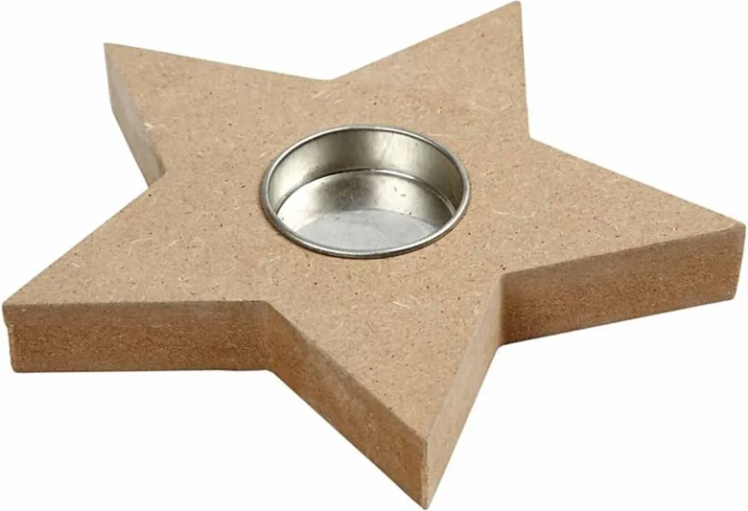 Creativ Company MDF Waxinelichthouder Ster