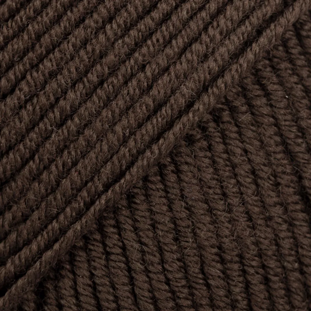 Drops Merino Extra Fine Uni Colour 09 Donkerbruin Wolgaren