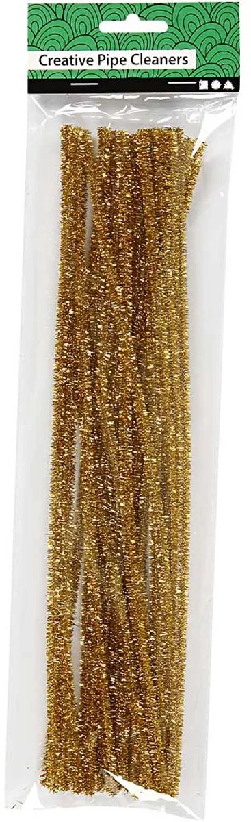 Creativ Company Chenilledraad Goud 6mm - 24 Stuks