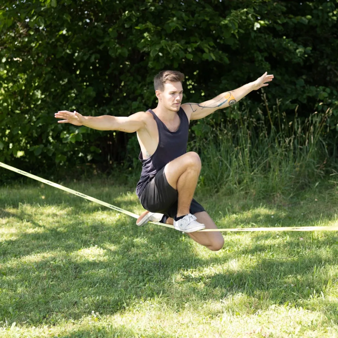 Schildkröt Slackline 15m - Geel