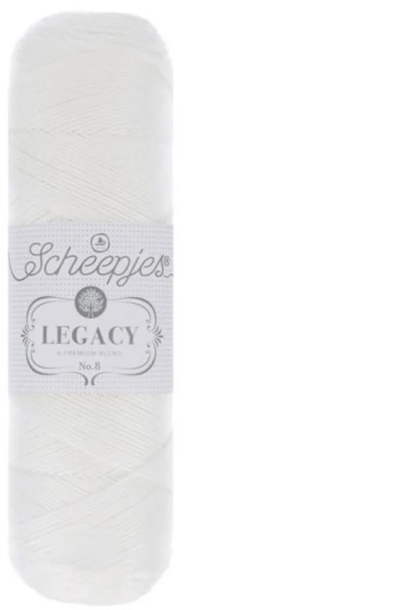 Scheepjes Legacy Glanskatoen nr. 10 Wit