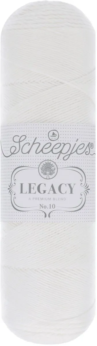 Scheepjes Legacy Glanskatoen nr. 10 Wit