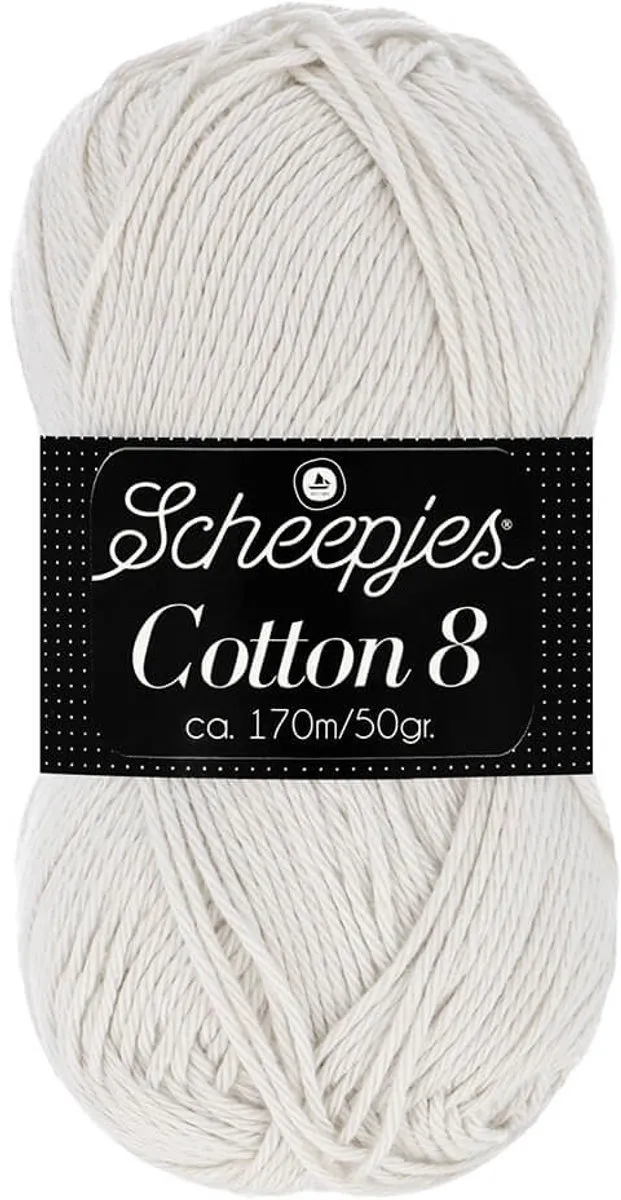 Scheepjes Cotton 8 Grijs 50g